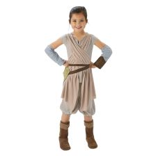 Детски карнавален костюм Rubies STAR WARS Rey Deluxe Размер M-L 620263