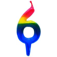 Свещ за рожден ден Procos Номер 6 6577