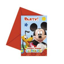 Покани с пликове Procos Mickey Mouse 6 бр. 81513