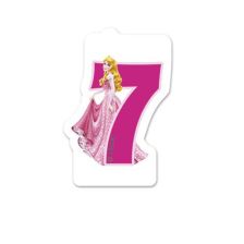 Свещ за рoжден ден Procos номер 7 Disney Princess 82900