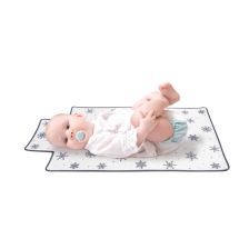 Подложка за смяна на памперси Снежинки Sevi baby