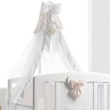 Балдахин със стойка Italbaby PELUCHE Dove Grey
