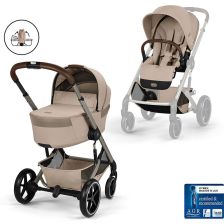 Бебешка количка 2 в 1 Cybex Balios S Lux New, със сгъваем кош за новородено Fold Cot