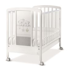 Бебешка кошара Italbaby LOVELY BEARS Бял