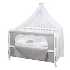 Бебешка кошара Roba Happy Cloud White, 60/120 см