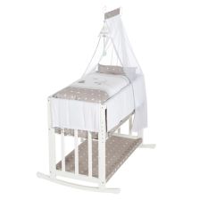 Бебешка кошара Roba Indi bear White 4в1, 50/95 см