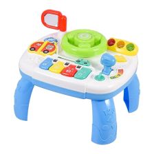 Бебешка мултифункционална масичка активити Raya Toys Game Table, с светлини и звук