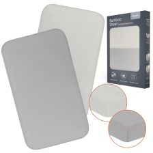 Бебешки чаршаф с ластик Lionelo Бамбук, Grey, 2 броя, 42x80 см.
