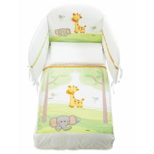 Бебешки спален комплект Italbaby GINA Pony, 4 части, с обиколник
