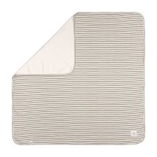 Бебешко одеяло Lassig GOTS Striped Grey 80/80 см