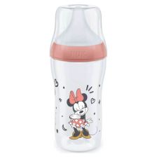 Бебешко пластмасово шише Nuk Termo Control Perfect Match Disney Mickey 260 мл. 3+м. червено