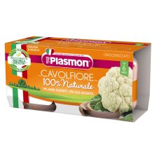 Бебешко пюре Plasmon Карфиол 6+м 2х80гр.
