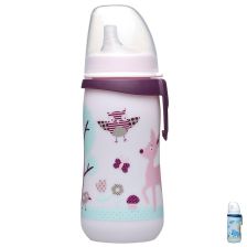 Бебешко шише NIP First Cup, 330мл, 12 месеца +