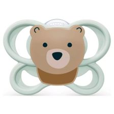 Силиконова залъгалка Nuk Perfect Match Air с кутийка, 0-6 м.