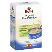 Био безмлечна каша Holle с ориз 4+м 250гр.