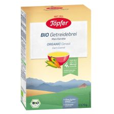 БИО Безмлечна каша Topfer с Царевица и Морков 4+ м. 175 гр.