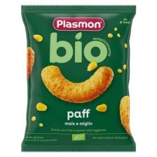 БИО хрупанки Plasmon Paff царевица и просо 8+м 15гр.