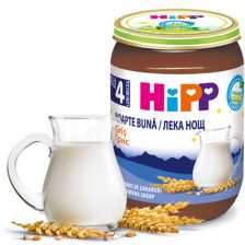 БИО Млечна каша Hipp Лека нощ Грис Бурбон – Ванилия 190гр.