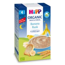 БИО млечна каша Hipp "Лека нощ" с банан и сухар 250гр.
