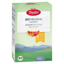 БИО Млечна каша Topfer с пшеничен грис 6+м, 200гр. 