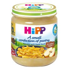 БИО Плодов десерт Hipp палачинки с мус от ябълки 200гр.