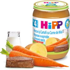 БИО пюре Hipp Моркови и картофи с агнешко 190гр.