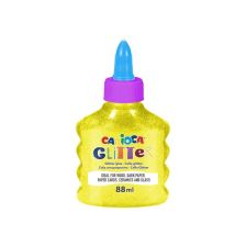 Блестящо лепило CARIOCA Glitter Неон Жълт, 88мл