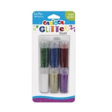 Брокат с лепило Carioca Glitter Spark, 6 цвята