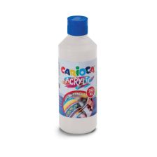 Бяла акварелна боя CARIOCA Acrylic, 250 мл