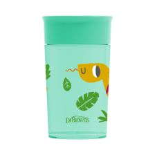 Чаша Dr. Brown’s Milestones Cheers360градуса 300 мл 9м+ зелена