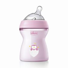 Шише CHICCO Natural feeling 250 мл момиче 2м+ N0242