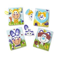 Дървен пъзел Melissa&Doug Сафари 40131