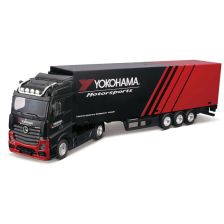 Детска играчка камион Bburago Street Fire Влекач с ремарке, асортимент, 1:43