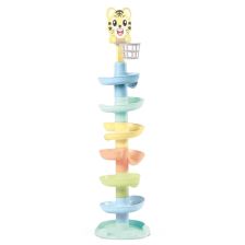 Детска играчка забавна кула с топче DOLU Ball Tower, Пастел, 5207