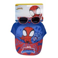 Детски комплект шапка с козирка и слънчеви очила Cerda Marvel Spidey, 2200010093