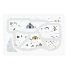 Детско килимче за игра пъзел 3в1 Play&Go Eva, 120х180 см.
