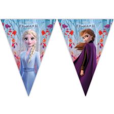 Флагче триъгълно Procos Frozen 2 9 бр.