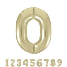Фолиев балон за рожден ден Unique Gold