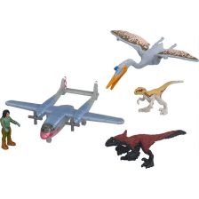 Комплект мини фигурки Mattel Jurassic World Dominion Fight and Flight, 5 бр.