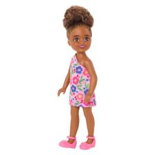 Кукла Mattel Barbie Chelsea с рокля на цветя, 15 см.