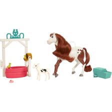 Игрален комплект Mattel Spirit Boomerang's Bath Adventure с фигурка кон и аксесоари