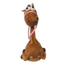 Интерактивна играчка Raya Toys Танцуваща, пееща и повтаряща думи камила, 33 см