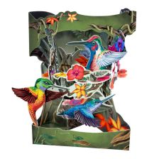 Картичка Santoro Hummingbirds Swing Card, 3D
