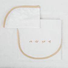 Комплект бебешки чаршафи за количка Bimbidreams Anais, Linen, 3ч., 40x80 см.