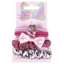 Комплект детски ластици за коса Cerda Minnie, 6 броя