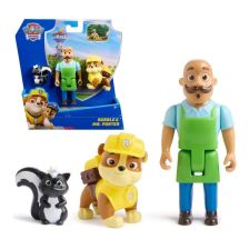 Комплект фигури Spin Master Paw Patrol Rubble & Mr. Porter