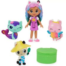 Комплект фигурки Spin Master Gabby's Dollhouse Friends, 4 броя, с изненада