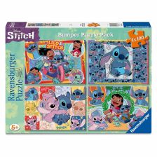 Пъзели Ravensburger Disney Stitch, 4х100 ч.