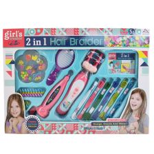 Детски комплект за коса Raya Toys Hair Braider 2в1