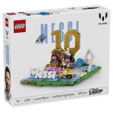 Конструктор LEGO Editions Лионел Меси - футболни акценти 43011